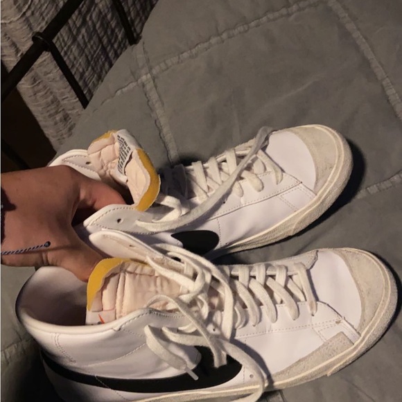 Nike Vintage “”77” Blazers Black and White - Picture 1 of 3